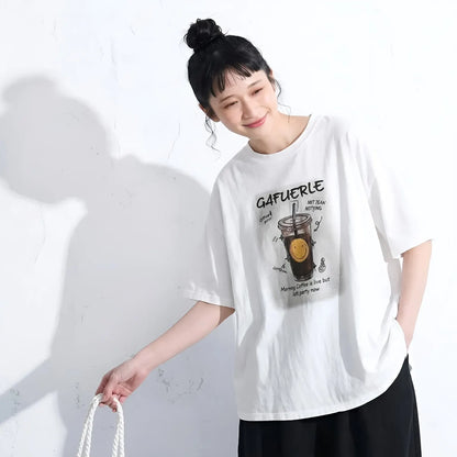 毎日にちょうどいい、ゆるっとプリントTシャツ