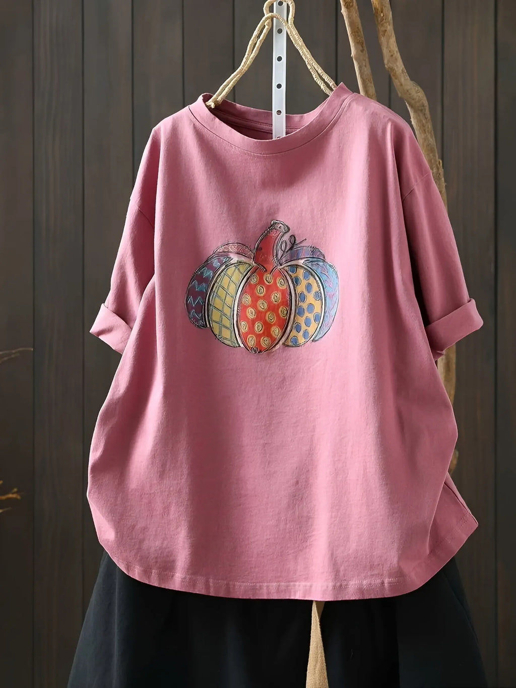 M-3XL ラウンドネック 半袖 プリント カートゥーン ノーマルスリーブ カジュアル Tシャツ