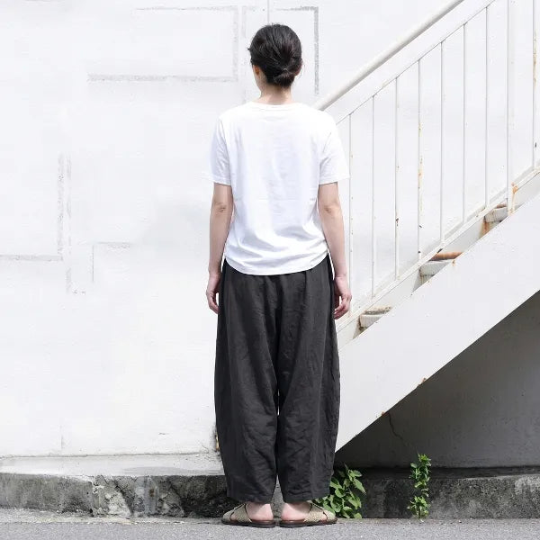 S-5XL 綿麻 9分丈 | 体型をカバー 普段使い カジュアルパンツ