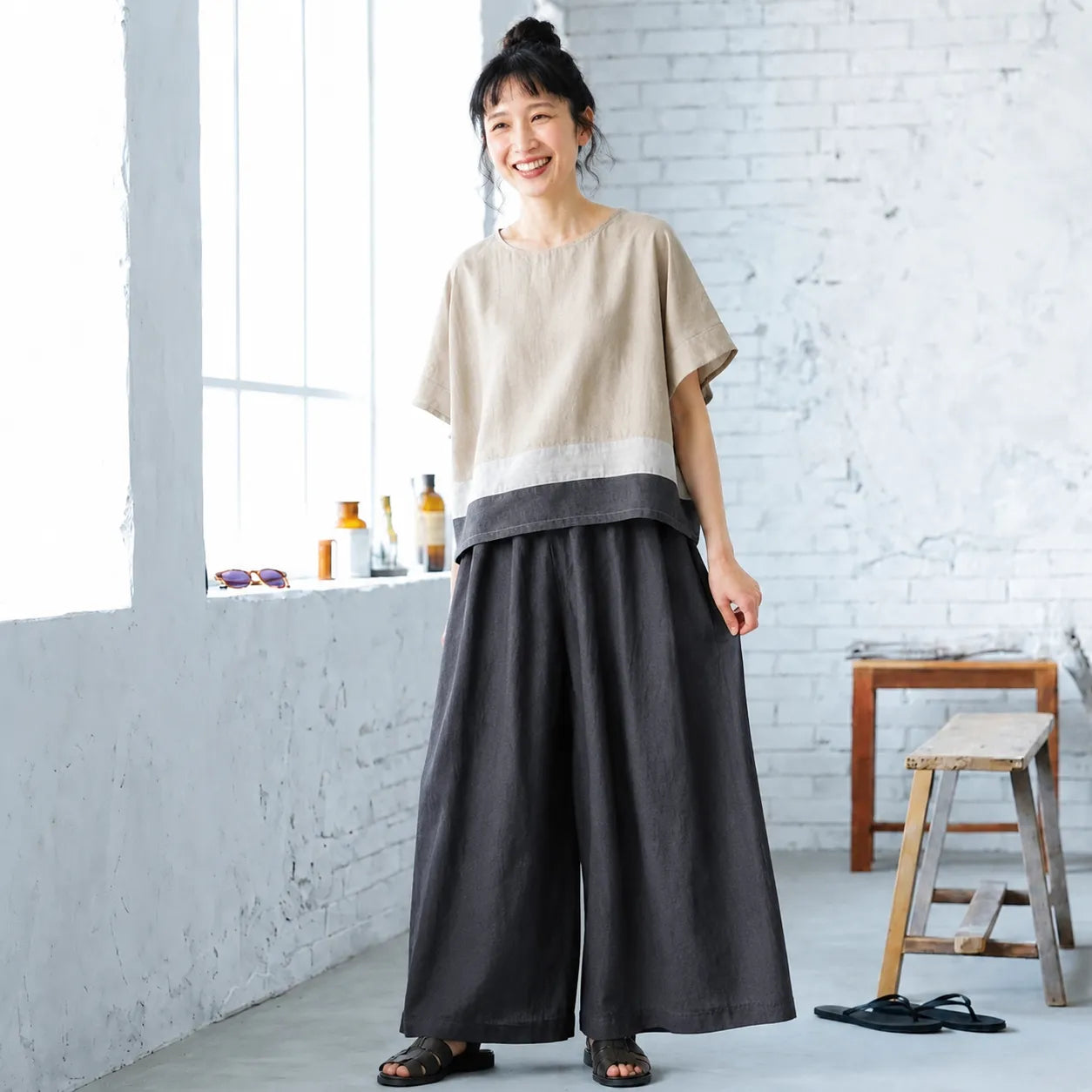 【2点セット】今日はこのまま出かけたい日のセットアップ 春夏