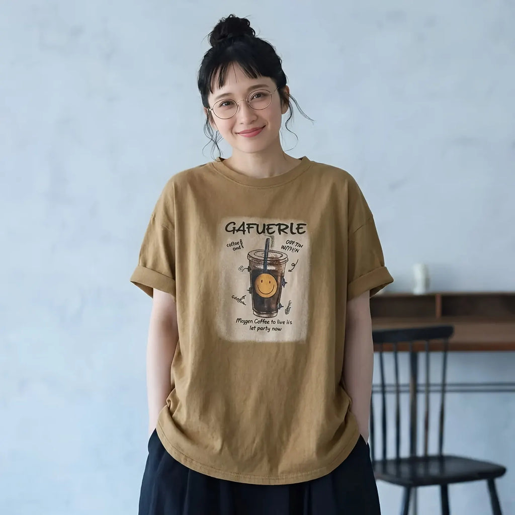毎日にちょうどいい、ゆるっとプリントTシャツ