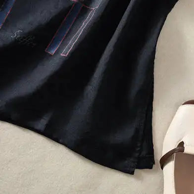 ねこと過ごす、風通しのいいコットンリネンTシャツ