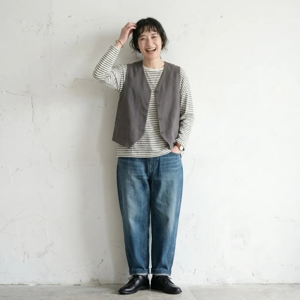 ワイドゆるシルエット デニムパンツ