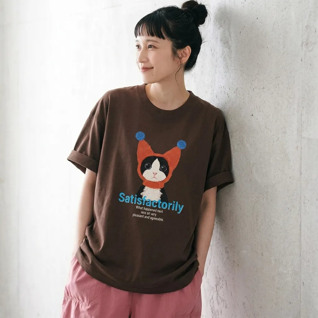 ビターな綿、風が通り抜ける夏仕立ての Tシャツ