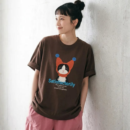 ビターな綿、風が通り抜ける夏仕立ての Tシャツ