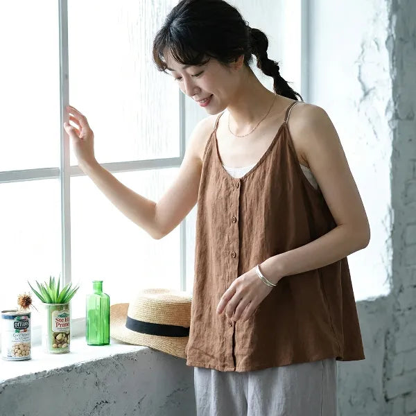 M~3XL コットン 体型をカバー 平日 週末 接触冷感 コーディネート自在 キャミソール