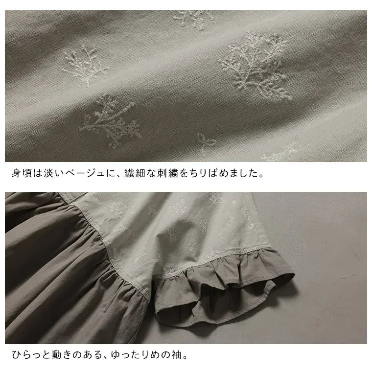 まいにちの相棒に。気取らない大人的ペプラムシャツ プリント