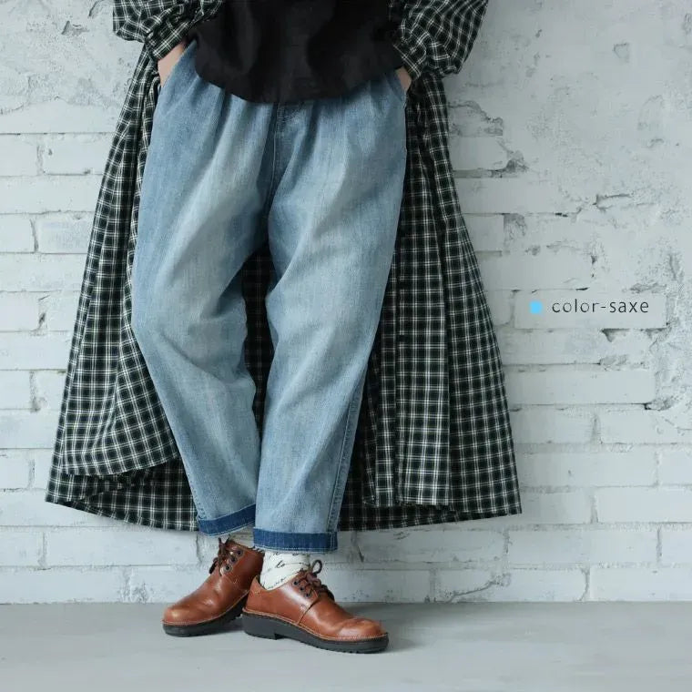 ワイドゆるシルエット デニムパンツ
