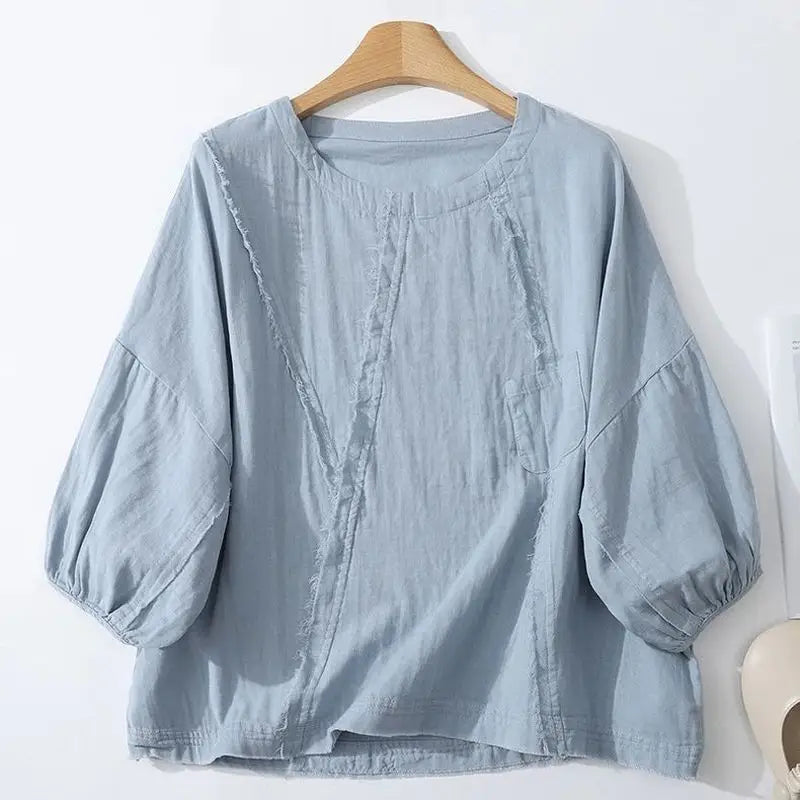 夏用柔らかルーズヴィンテージTシャツ