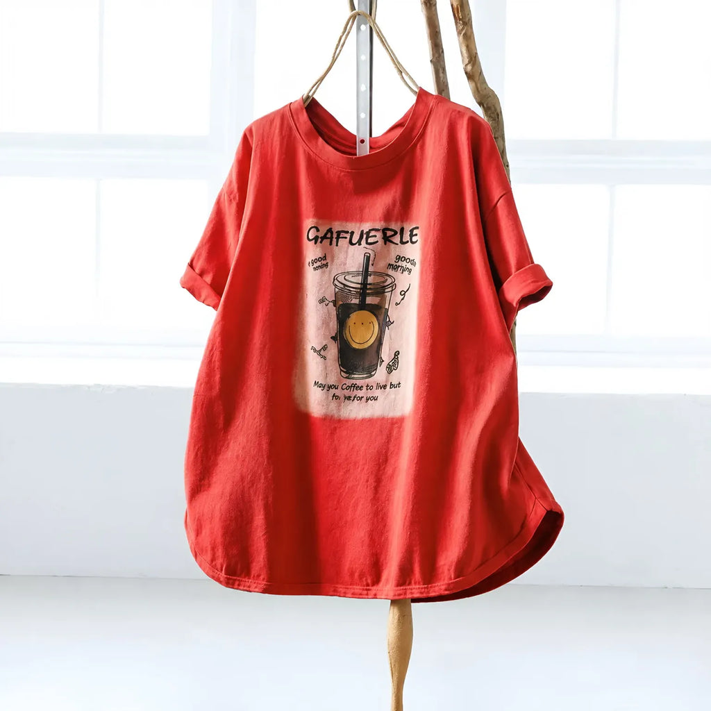 毎日にちょうどいい、ゆるっとプリントTシャツ