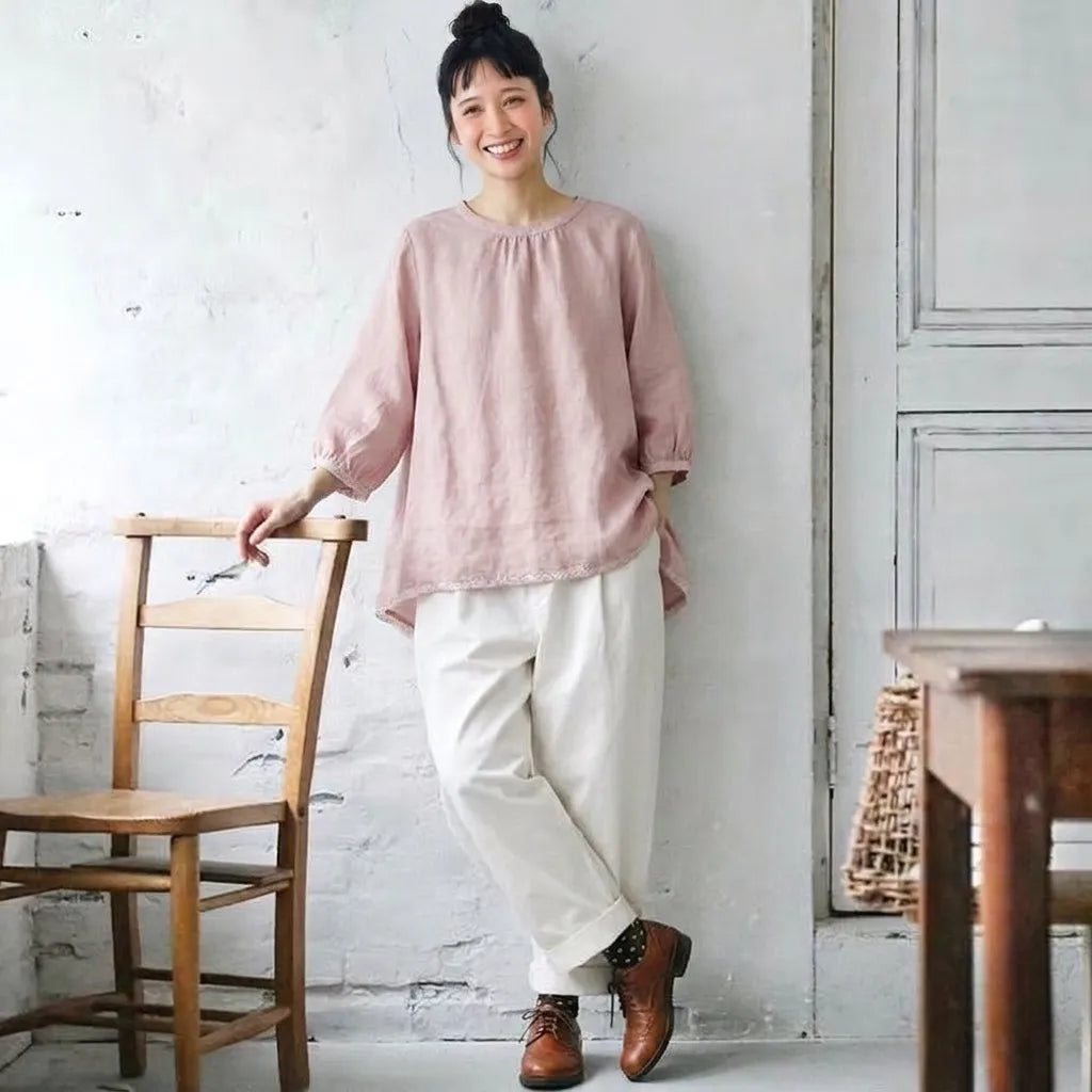 前もうしろも好きになる、2WAYシャツ