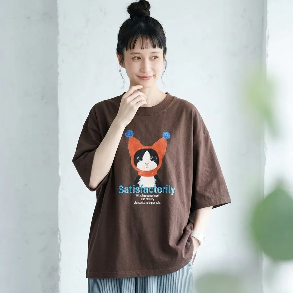ビターな綿、風が通り抜ける夏仕立ての Tシャツ