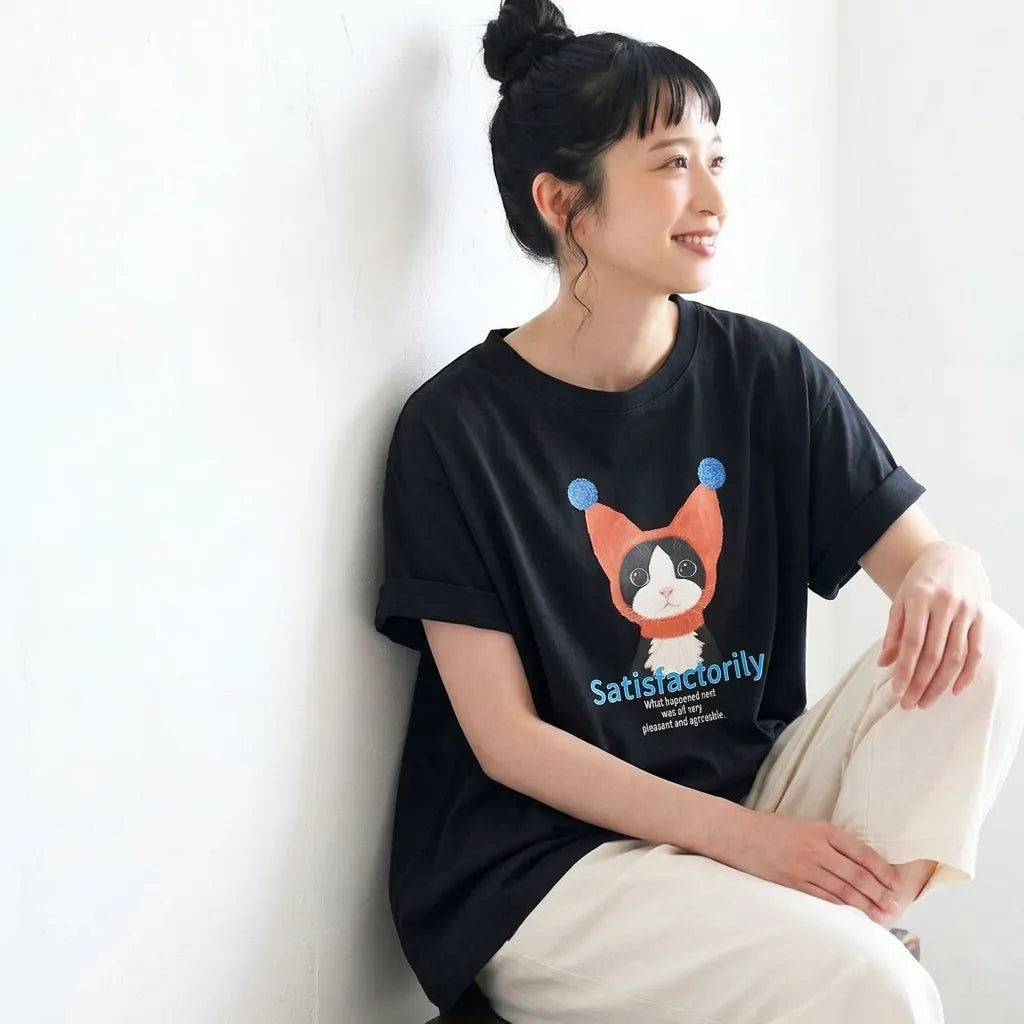 ビターな綿、風が通り抜ける夏仕立ての Tシャツ
