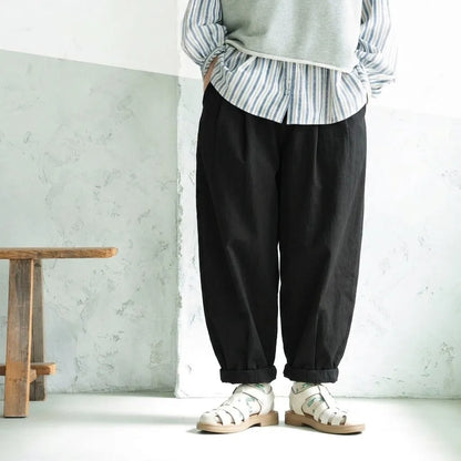 すとんときれいな、ゆるりカジュアルパンツ
