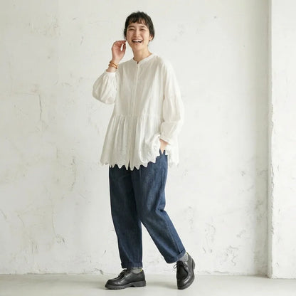 ワイドゆるシルエット デニムパンツ