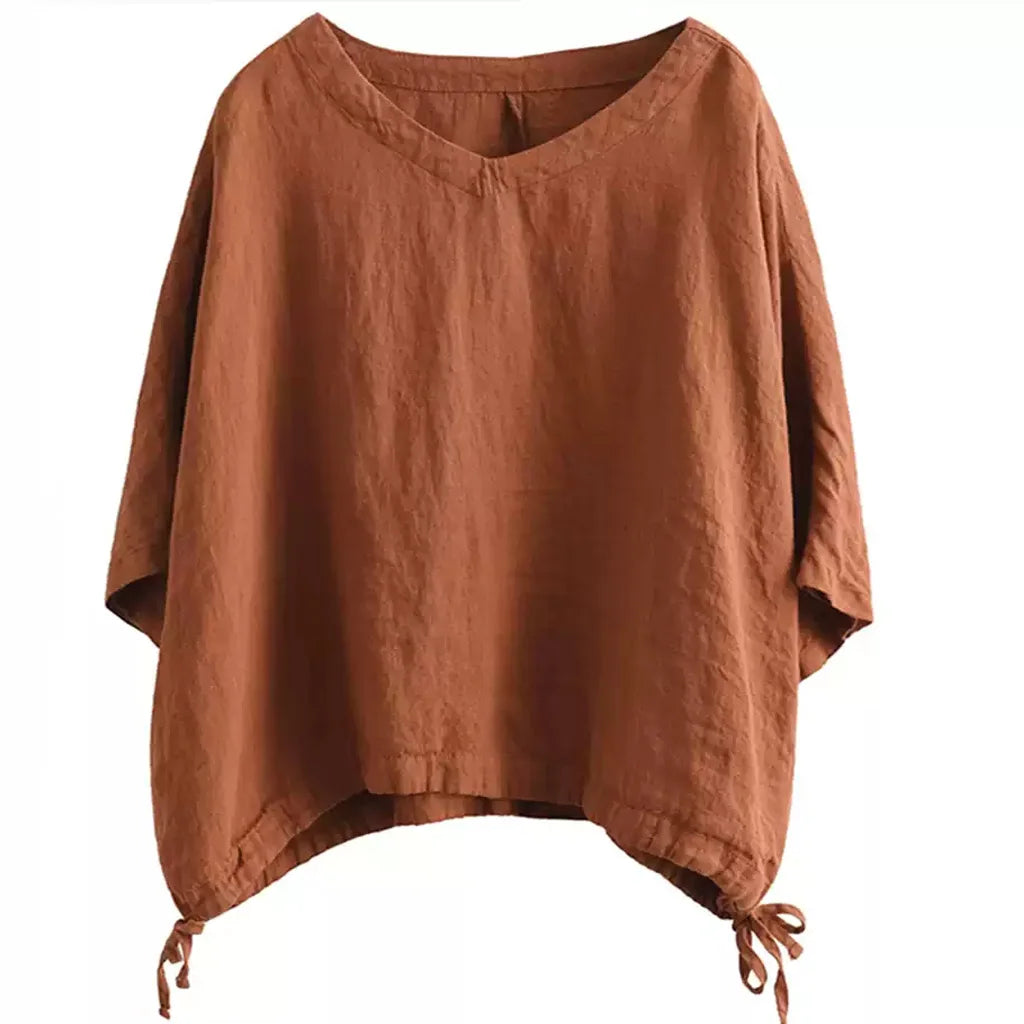 夏のスキマが、サマになるドロストTシャツ