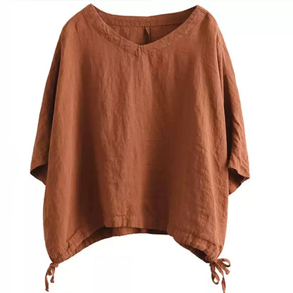 夏のスキマが、サマになるドロストTシャツ