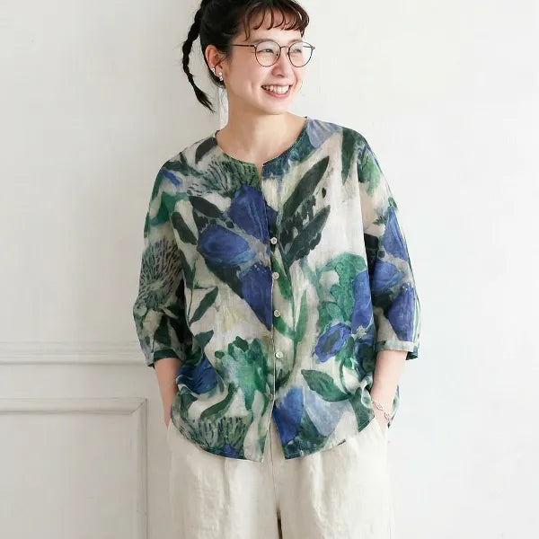 M-2XL プリント シャツ