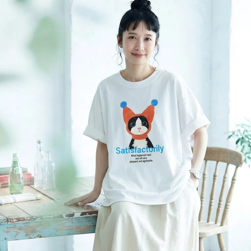ビターな綿、風が通り抜ける夏仕立ての Tシャツ