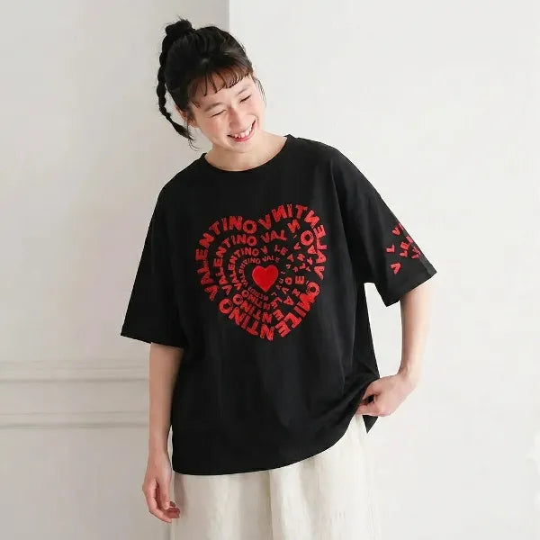 S-3XL プリント アルファベット ラウンドネック 着心地抜群 ゆったり デイリーコーデ ファッション Tシャツ