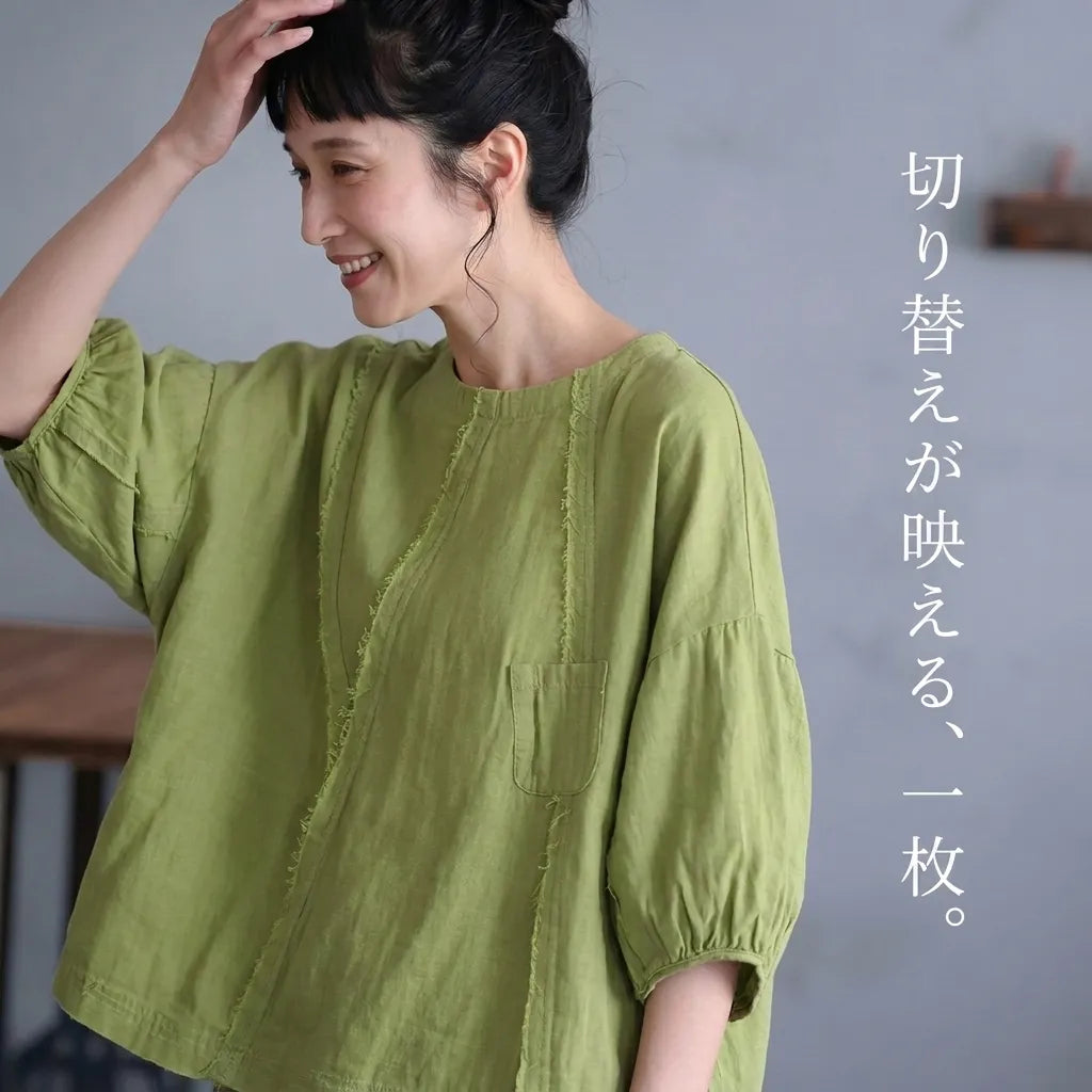 夏用柔らかルーズヴィンテージTシャツ