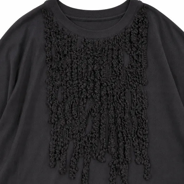 M-XL 半袖 切り替え ノーマルスリーブ レギュラー丈 無地 シンプル