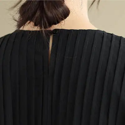 風をあつめるフレンチ袖のナチュラルブラウス