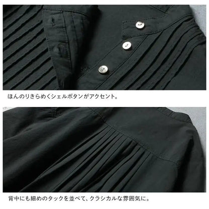 一枚で絵になる、コットンリネンの夏ワンピ