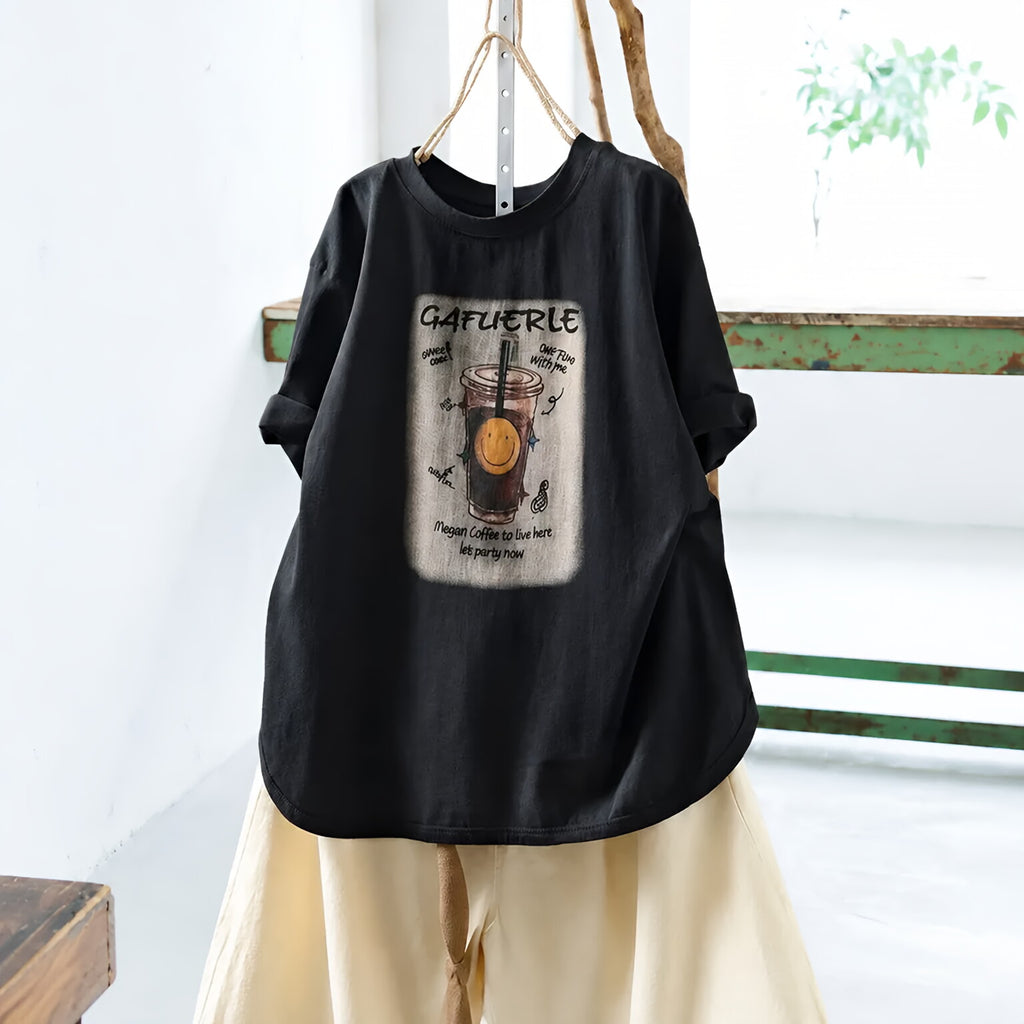 毎日にちょうどいい、ゆるっとプリントTシャツ