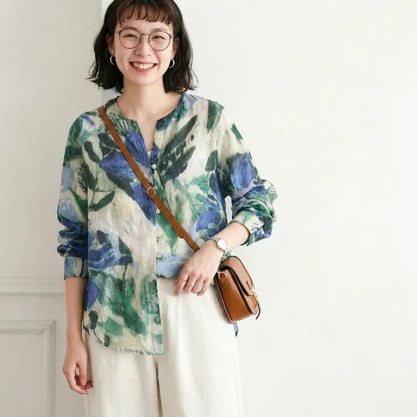 M-2XL プリント シャツ