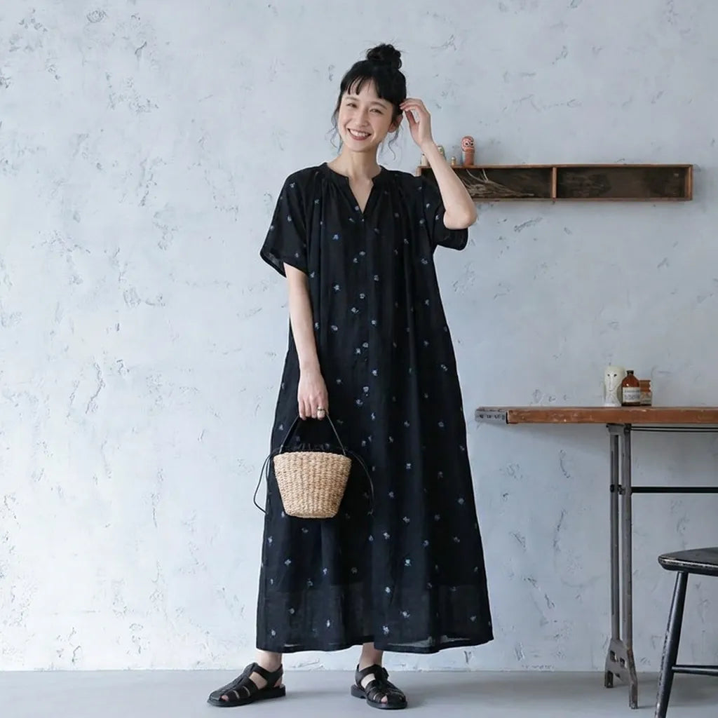 楽なのに、きれいに見えるワンピース