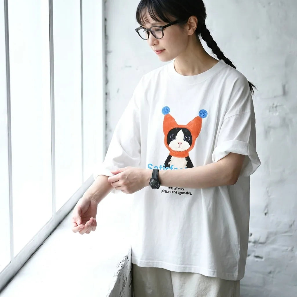 ビターな綿、風が通り抜ける夏仕立ての Tシャツ