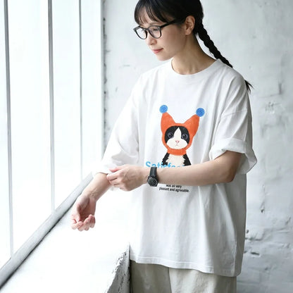 ビターな綿、風が通り抜ける夏仕立ての Tシャツ