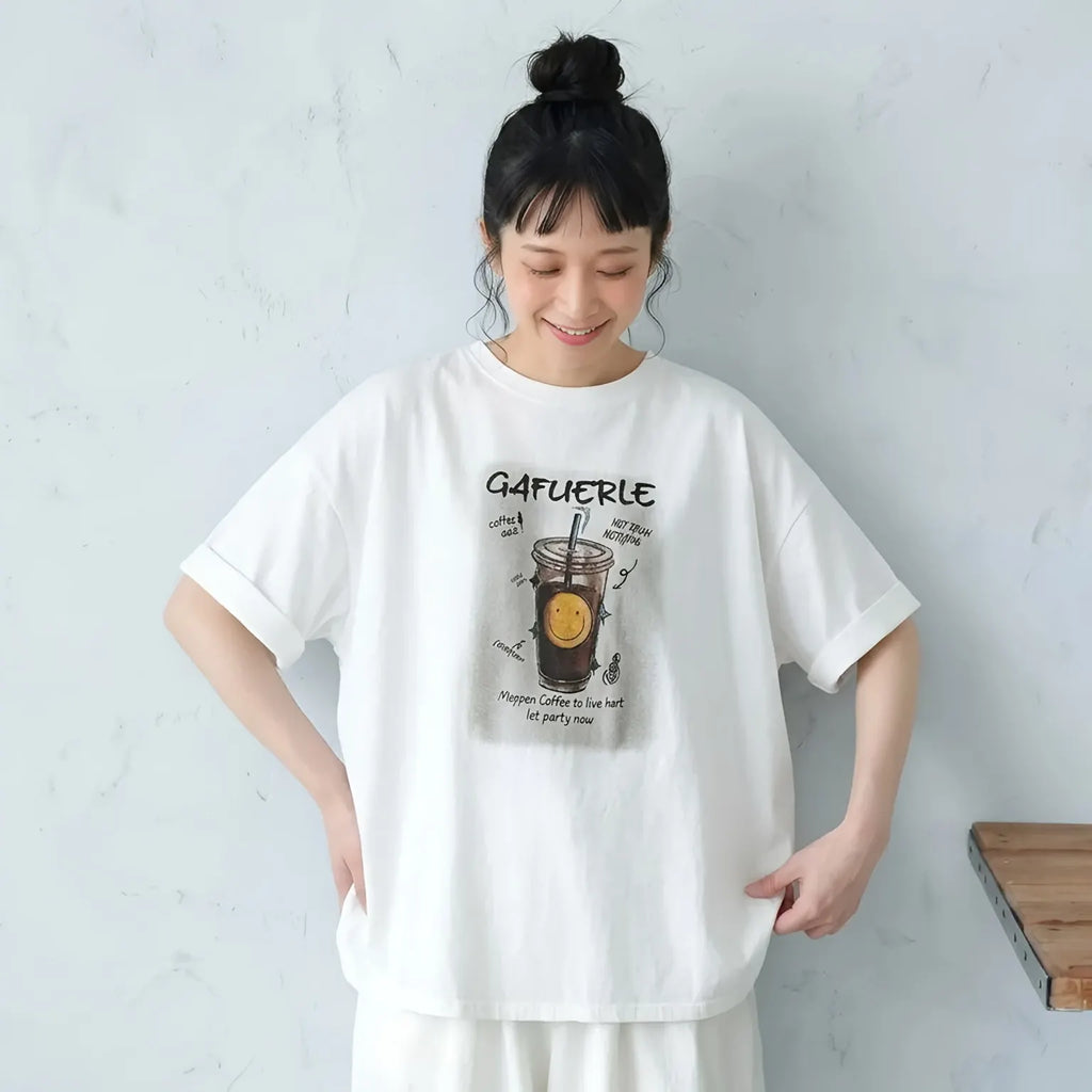 毎日にちょうどいい、ゆるっとプリントTシャツ