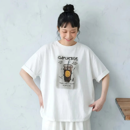 毎日にちょうどいい、ゆるっとプリントTシャツ