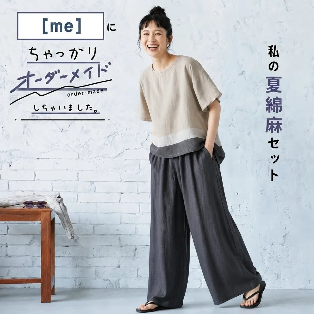 【2点セット】今日はこのまま出かけたい日のセットアップ 春夏