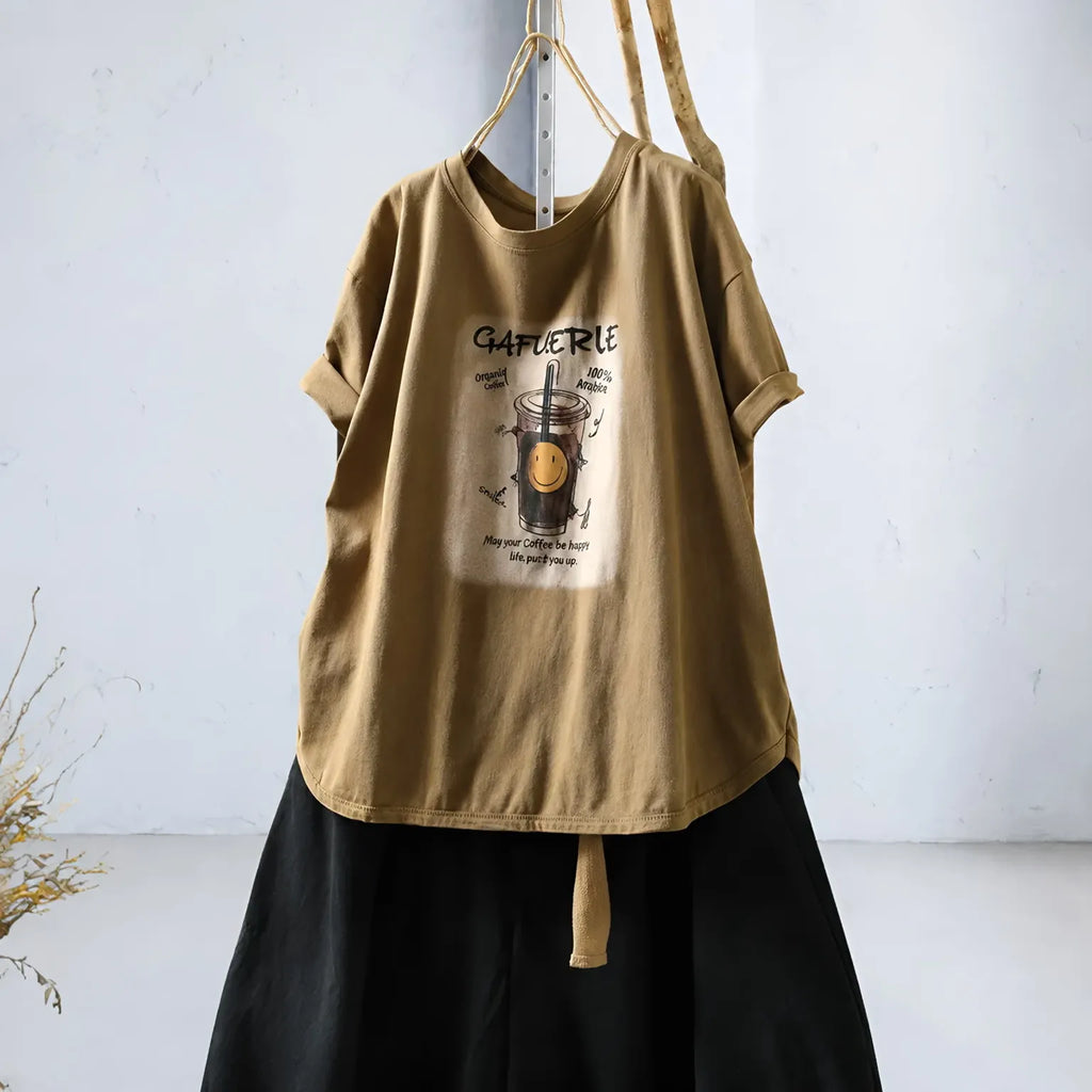 毎日にちょうどいい、ゆるっとプリントTシャツ