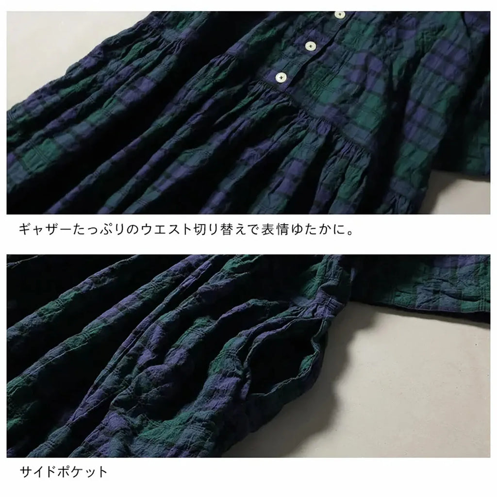 くったりコットンリネンの、いつものワンピース