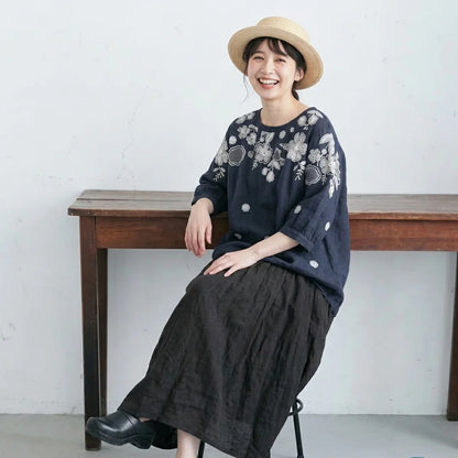 それどこの？」って聞かれる、まいにちの刺繍Tシャツ