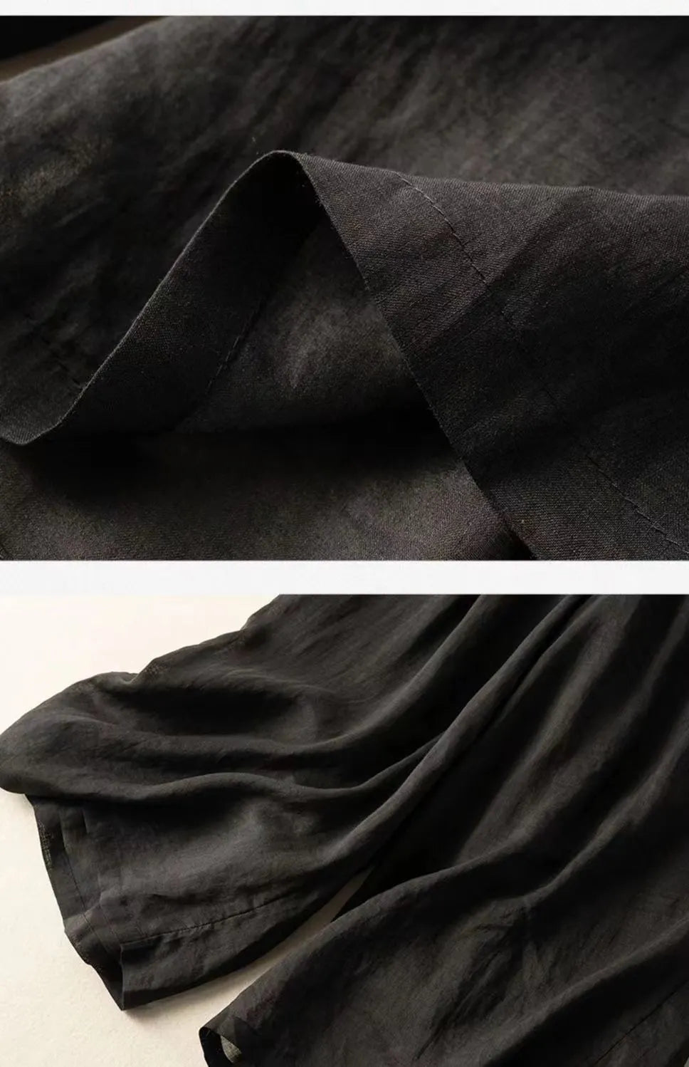 M-6XL リボン 無地 綿麻 アンクル丈（9分丈）体型をカバー カジュアルパンツ