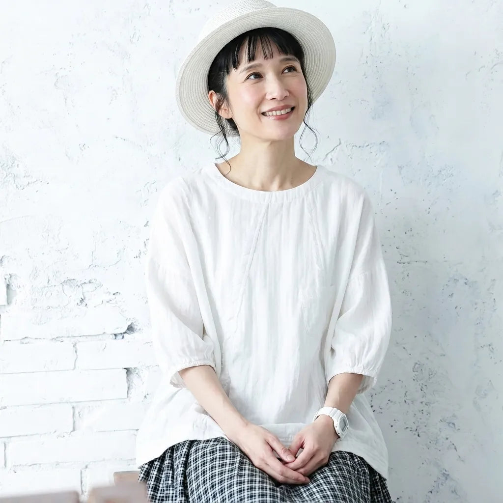 夏用柔らかルーズヴィンテージTシャツ