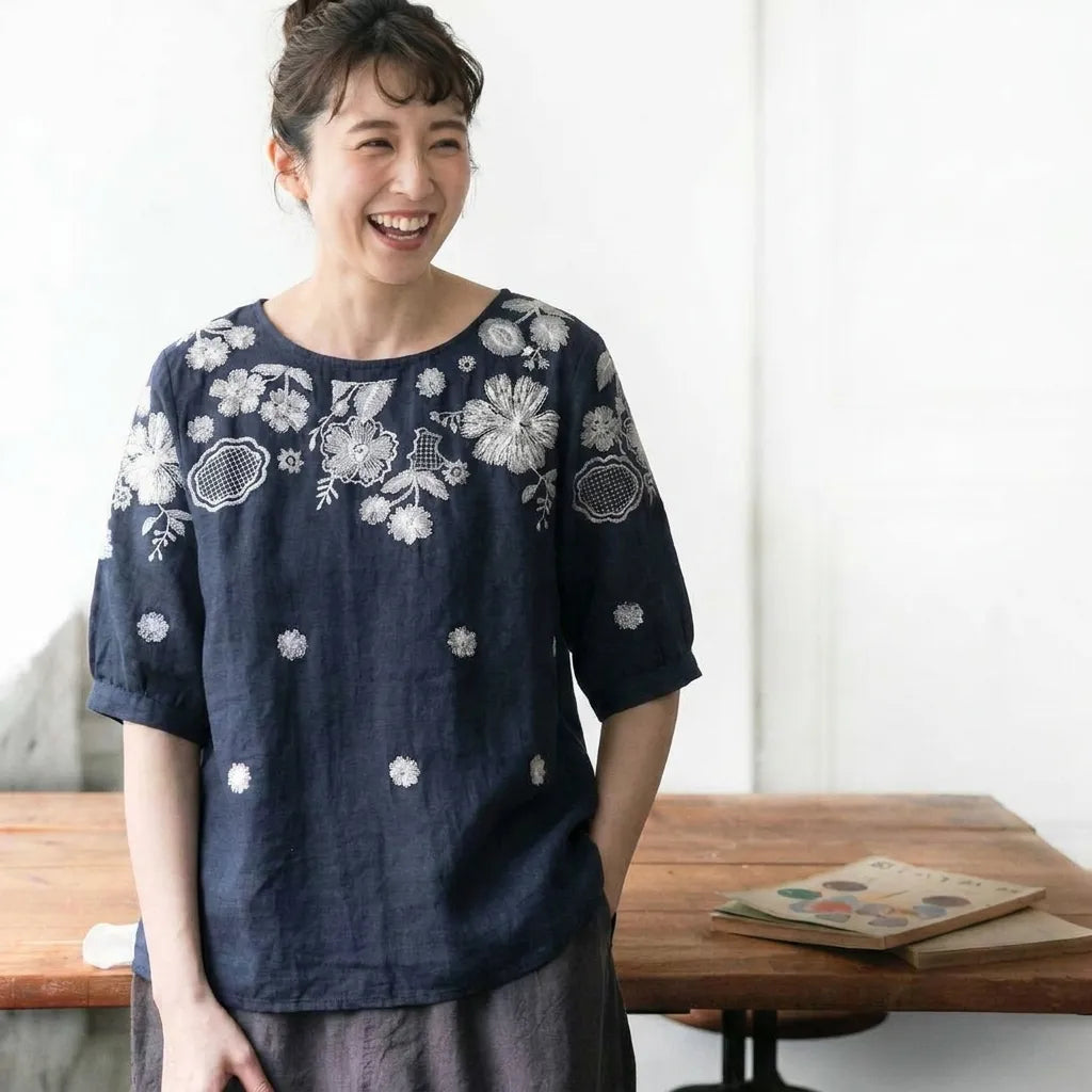 それどこの？」って聞かれる、まいにちの刺繍Tシャツ