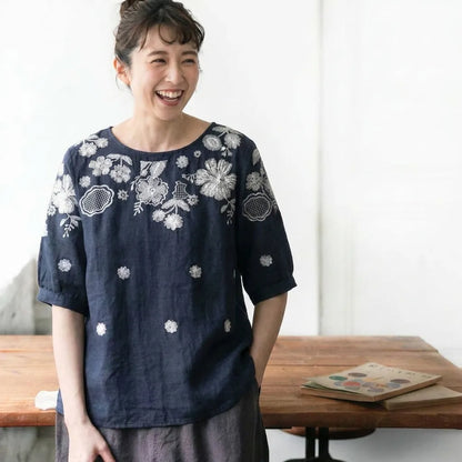 それどこの？」って聞かれる、まいにちの刺繍Tシャツ