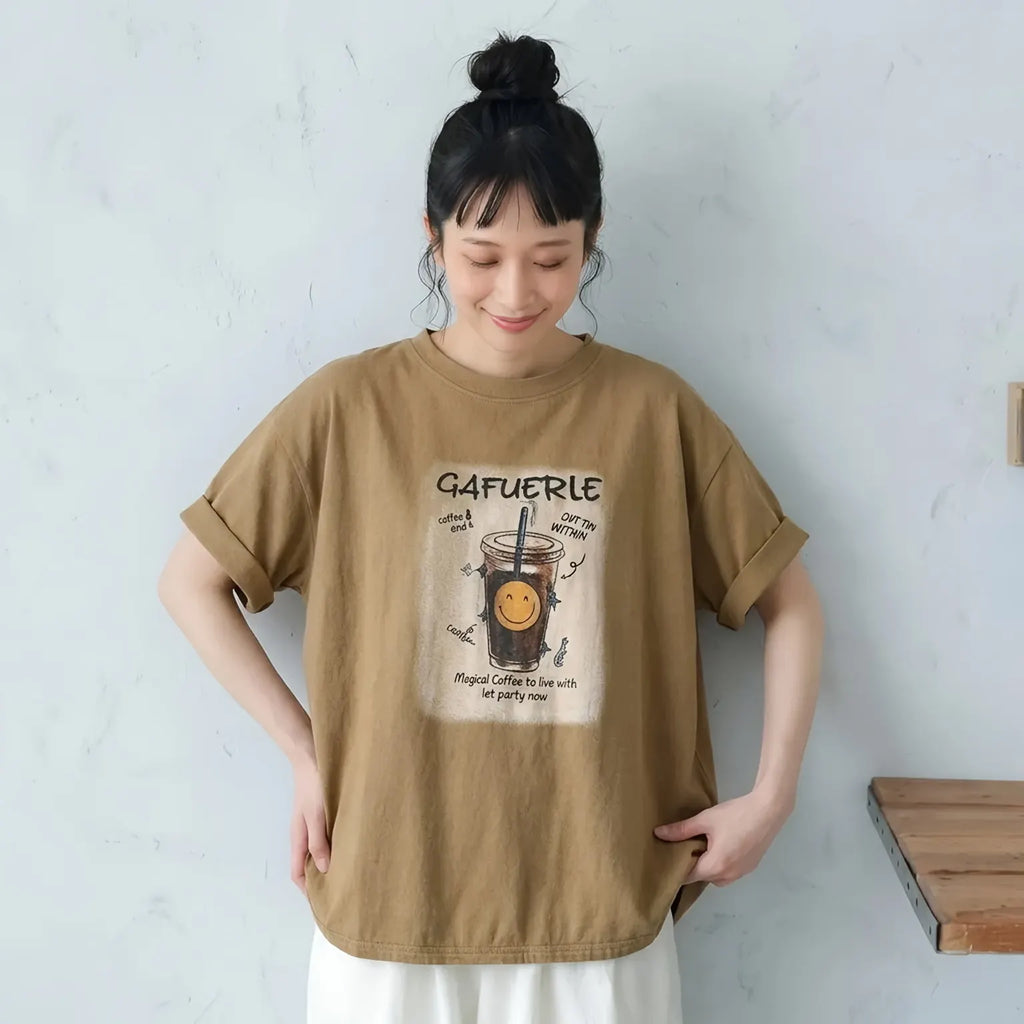 毎日にちょうどいい、ゆるっとプリントTシャツ