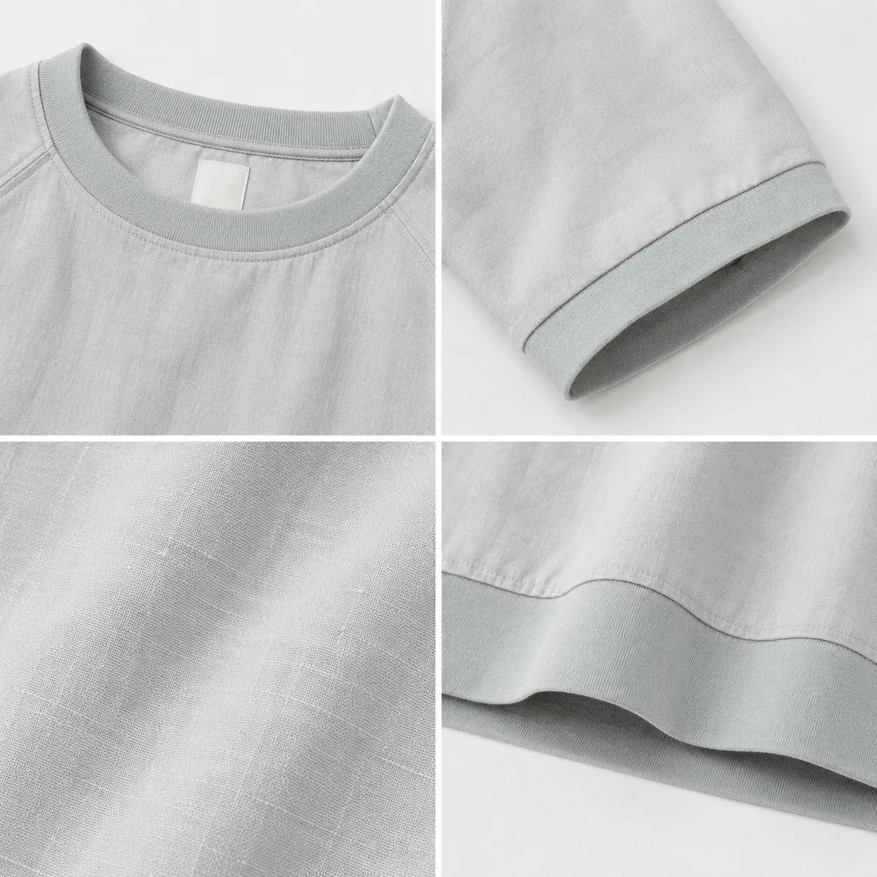 リネン バットスリーブ T シャツ