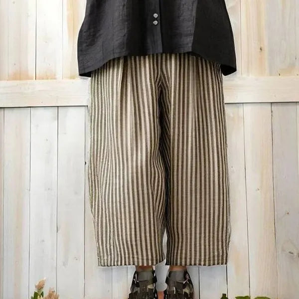 M L こなれ感漂うサルエルパンツセットアップ